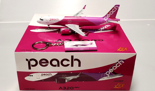 Peach Airbus A320neo (JFox 1:200)