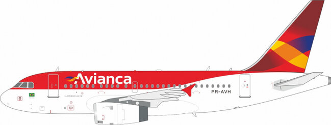 Avianca Brasil Airbus A318-121 (Inflight200 1:200)