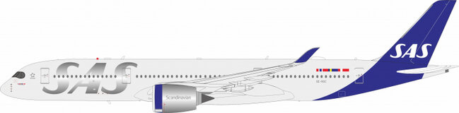 SAS Scandinavian Airlines Airbus A350-941 (Inflight200 1:200)