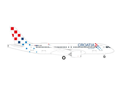 Croatia Airlines Airbus A220-300 (Herpa Wings 1:500)