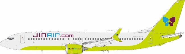 Jin Air Boeing 737 MAX 8 (JFox 1:200)