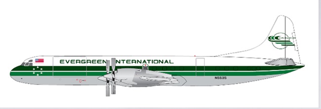 Evergreen International Lockheed L-188A(F) Electra (JC Wings 1:400)