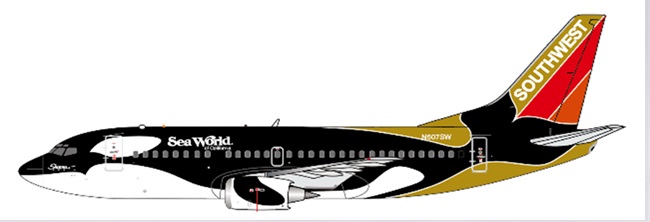 Southwest Airlines Boeing 737-500 (JC Wings 1:400)