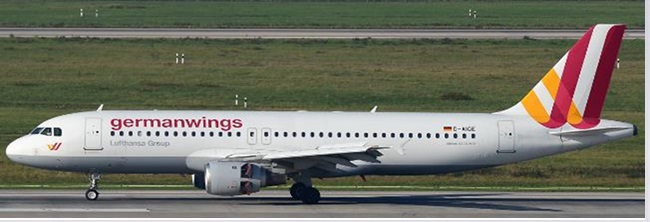 Germanwings Airbus A320 (JC Wings 1:400)