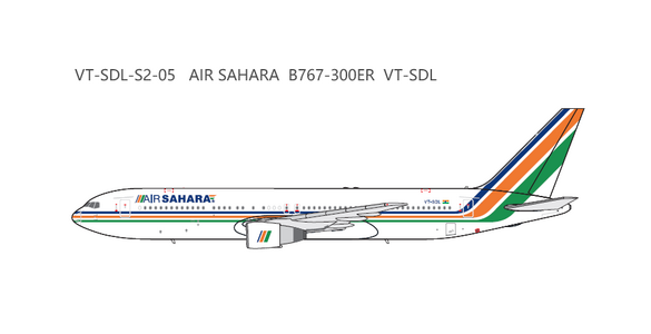 Air Sahara Boeing 767-300ER (Panda Models 1:400)