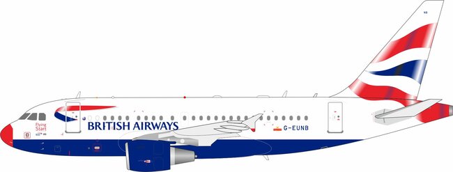 British Airways Airbus ACJ318 (A318-112/CJ) (ARD200 1:200)