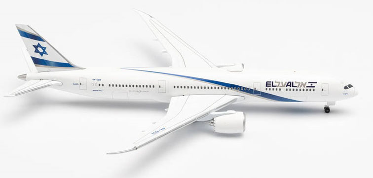 Scalemodelstore.com :: Herpa Wings 1:500 - 531214 - El Al Boeing 787-9