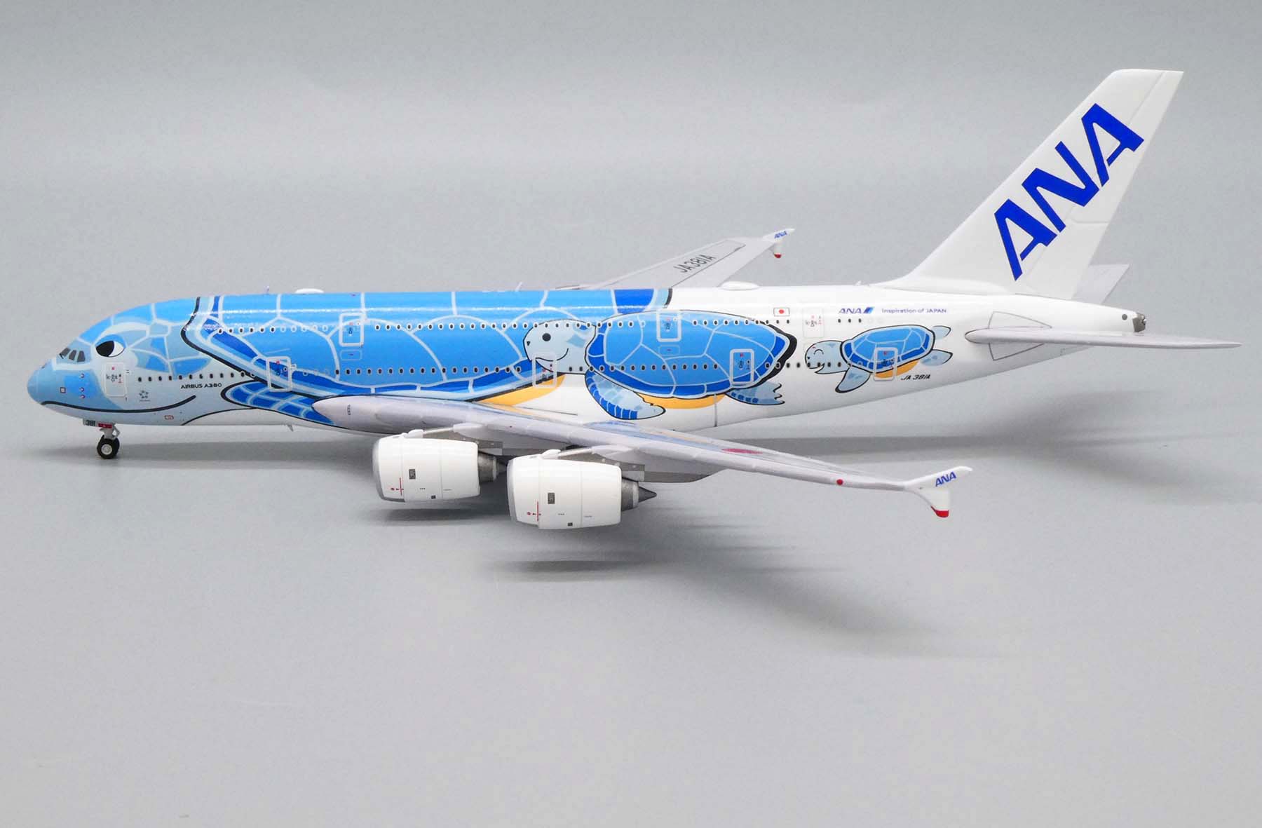 AIRBUS A380 FLYING HONU ラニ RR ANA 1/100 - 航空機