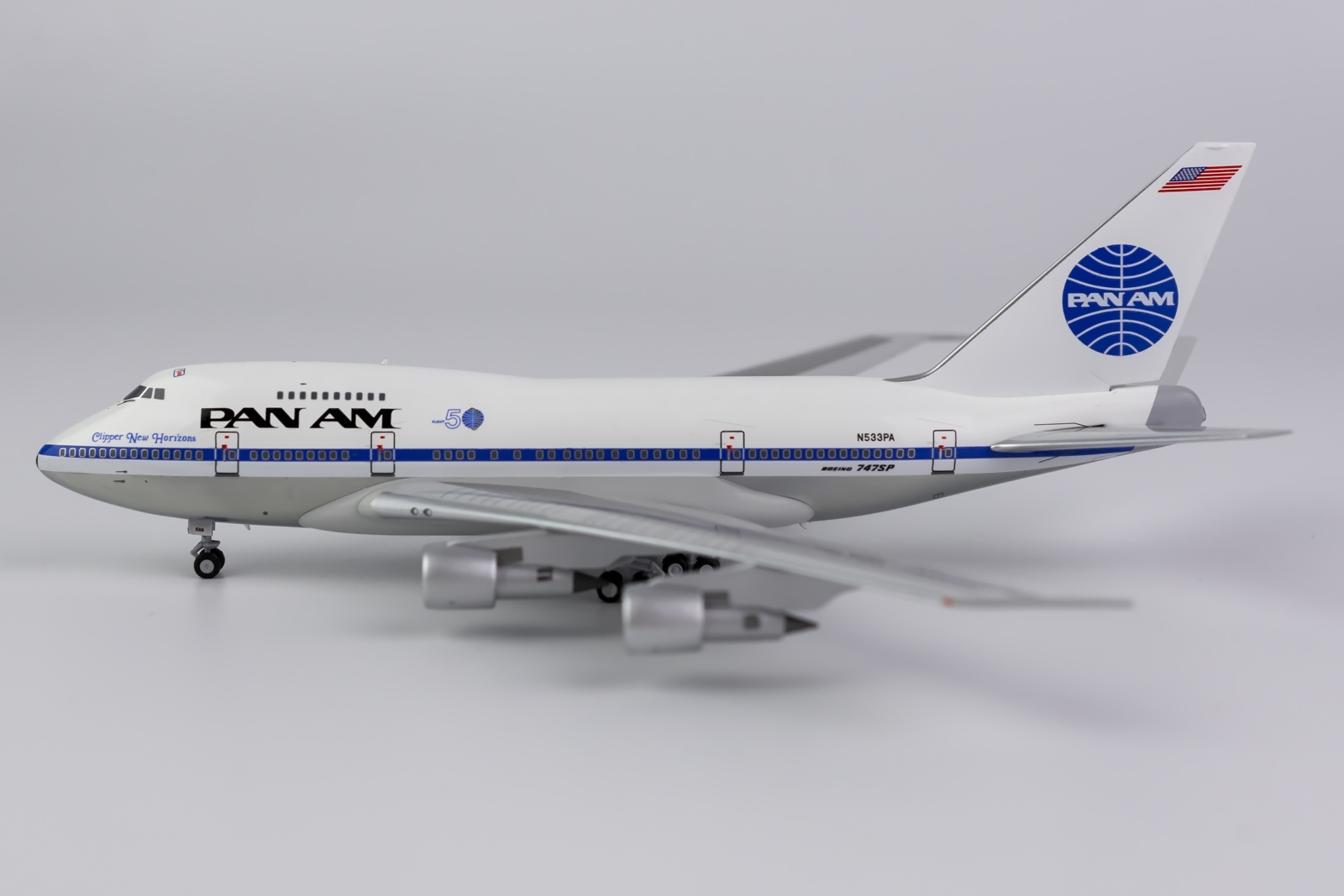 ScaleModelStore.com :: NG Models 1:400 - 07023 - Pan Am Boeing 747SP