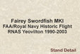 FAA/Royal Navy Historic Flight Fairey Swordfish (Oxford Aviation 1:72)