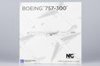 Blank Model Boeing 757-300/w (NG Models 1:400)