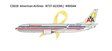 American Airlines  - Boeing 737-823(WL) (Panda Models 1:400)