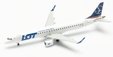 LOT Polish Airlines Embraer E195 (Herpa Wings 1:500)