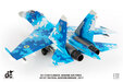 Ukraine Air Forces Sukhoi SU-27UB Flanker (JC Wings 1:72)