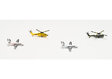  Helicopter & Bizjet (2x2 pcs.) (Herpa Wings 1:500)